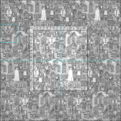 half zwart wit stof (Delen)