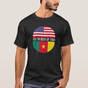 HalfAmerikaanse HalfAmerikaanse Kameroenische Amer T-shirt