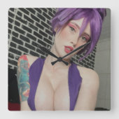 Halfangel66 horloge violette (Recto)