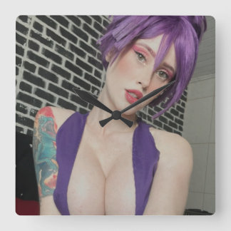 Halfangel66 horloge violette