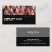 Halfbaan V2 08 - Kleurenpennen Visitekaartje (Voorkant / Achterkant)