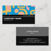 Halfbaan V2 - Abstract 170914 Visitekaartje (Voorkant / Achterkant)