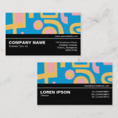 Halfbaan V3 - Abstract 170914 Visitekaartje (Voorkant / Achterkant)