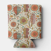 Halfbloem van bladeren blikjeskoeler (Achterkant)