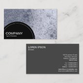 Halfcirkelpaneel (stippen) - Zeepbellen 03 Visitekaartje (Voorkant / Achterkant)