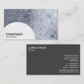 Halfcirkelpaneel - Zeepbellen 03 Visitekaartje (Voorkant / Achterkant)