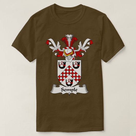 Halfdeklaag van het wapengezin t-shirt (Design voorkant)