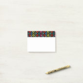 Halfdiamant vervagen post-it® notes (Op bureau)