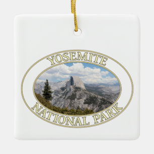 Halfdome in Yosemite National Park in Californië Keramisch Ornament