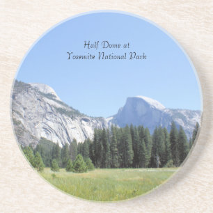 Halfdome op yosemite National Park Photo onderzett Zandsteen Onderzetter