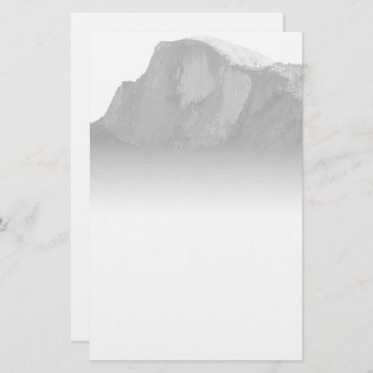 Halfdome Yosemite Stationery Briefpapier (Voorkant / Achterkant)