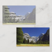 Halfdommen in het nationaal park Yosemite Visitekaartje (Voorkant / Achterkant)