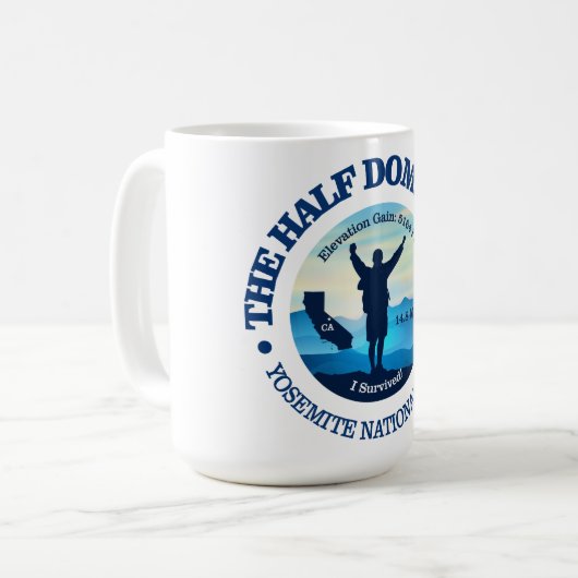 Halfdoolspoor (wandelend) koffiemok (Voorkant links)