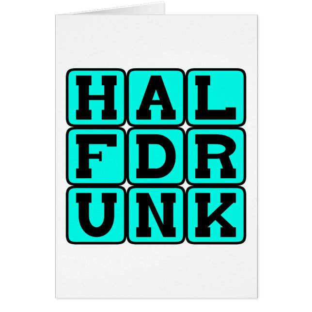 HalfDrink, Optimistische Outlook (Voorkant)