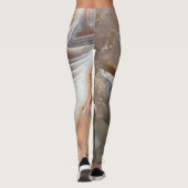 Halfedelsteen steen textuur structuur leggings (Achterkant)