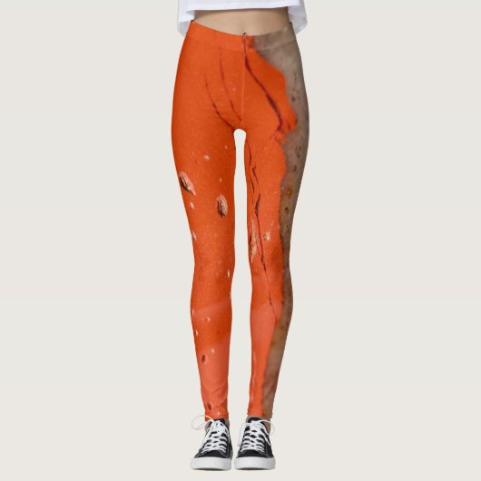 Halfedelstenen textuurstructuur leggings (Voorkant)