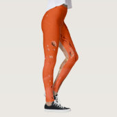 Halfedelstenen textuurstructuur leggings (Rechts)