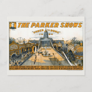 Halfeeuwfeest van Kansas. Staat huis grond. Briefkaart