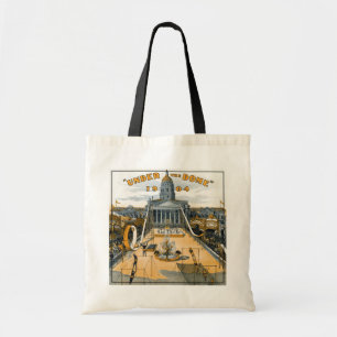 Halfeeuwfeest van Kansas. Staat huis grond. Tote Bag