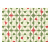 Halfeeuwse moderne kerstavond in de Retro Tafelkleed (Voorkant (Horizontaal))