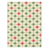 Halfeeuwse moderne kerstavond in de Retro Tafelkleed (Voorkant)