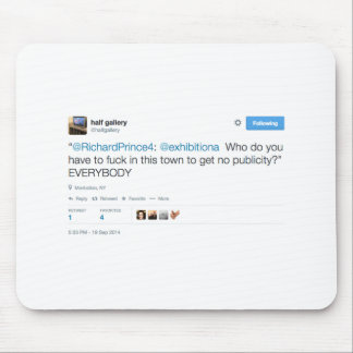 Halfgalerijmousepad Muismat