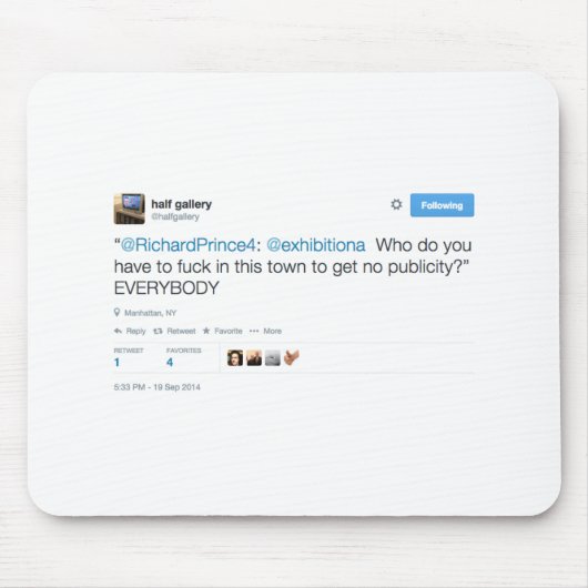 Halfgalerijmousepad Muismat (Voorkant)