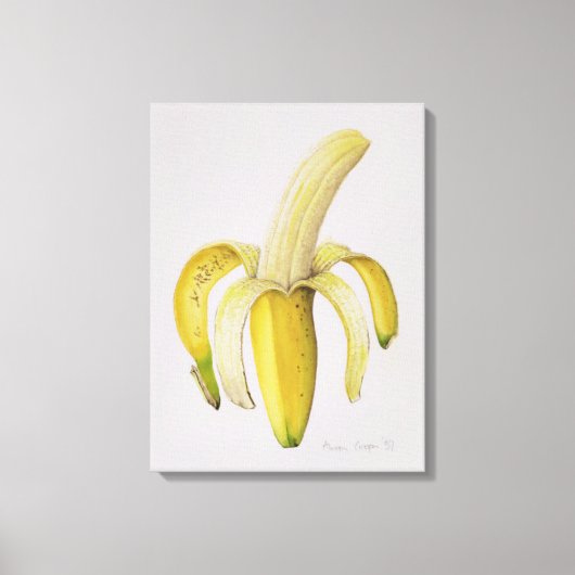 Halfgepelde bananen 1997 canvas afdruk (Voorkant)
