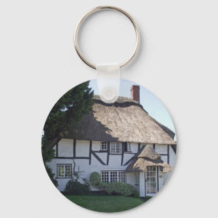 Halfgetimbered Thatched Cottage Sleutelhanger