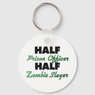 Halfgevangenisagent Half Zombie Slayer Sleutelhanger