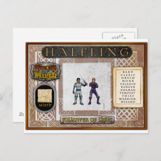 Halfhoge kaart (Voorkant / Achterkant)