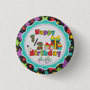 Halfjaarlijkse Button