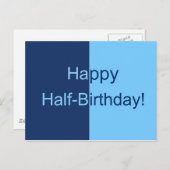 Halfjaarlijkse Kaart (Voorkant / Achterkant)