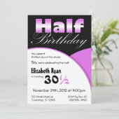 Halfjaarlijkse Paarse feestdagen Kaart (Staand voorkant)