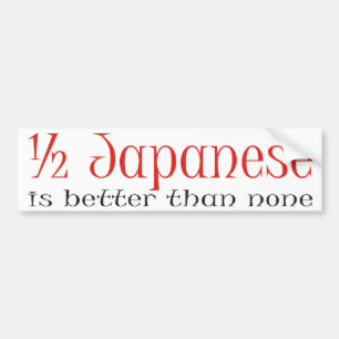HalfJapans Bumpersticker