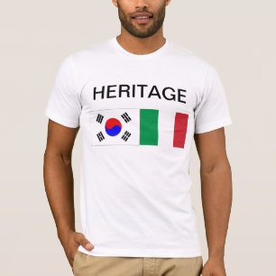 HalfKoreaans, half Italiaans erfgoed T-shirt