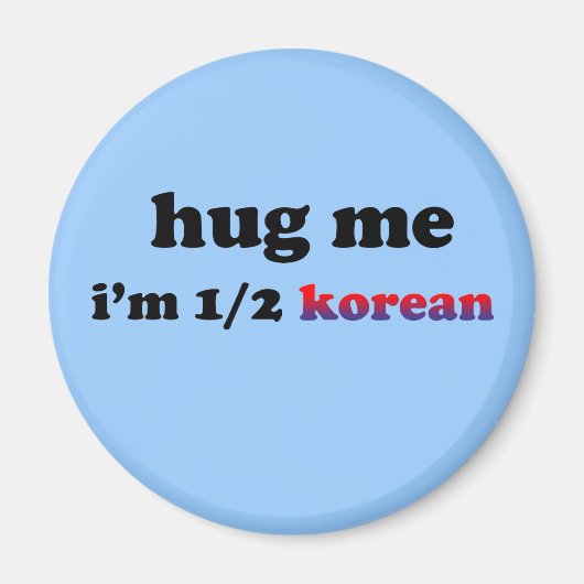 HalfKoreaans Magneet (Voorkant)