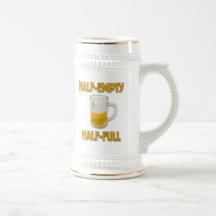 Halfleeg of halfvol bierpul