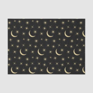 Halfmaan sterren Universe Space Lover Astronomie Tissuepapier