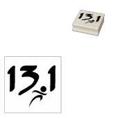 Halfmarathon 13.1 Rubberstempel Rubberstempel (Gestempeld)
