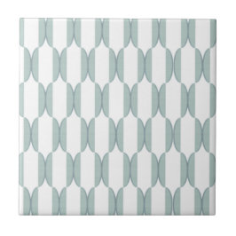 HALFMOON IN LICHT GROENE KLEUR TEGELTJE