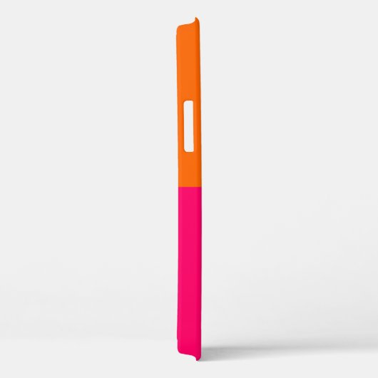 HalfOranje en helder roze Case-Mate iPhone Case (Achterkant / Rechts)