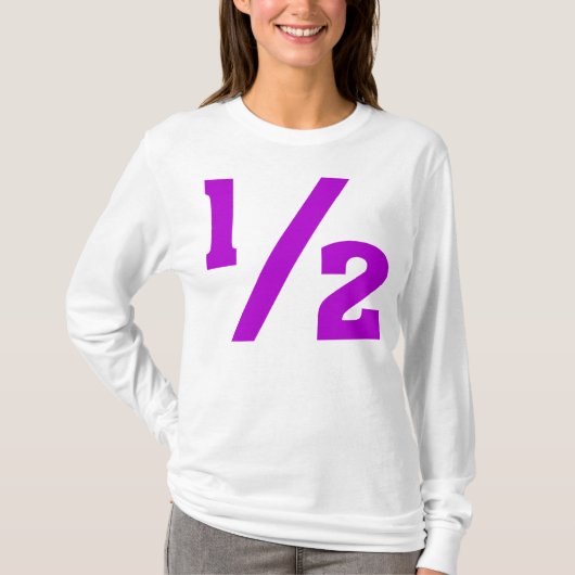 HalfPaars T-shirt (Voorkant)