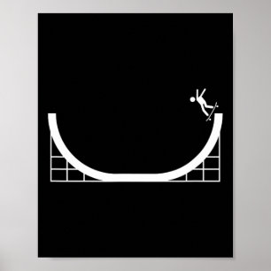Halfpipe Skateboard- Opgewekt Skateboarden Week Poster