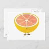 Halfpompelmoes Briefkaart (Voorkant / Achterkant)