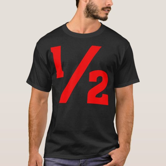 Halfrood T-shirt (Voorkant)