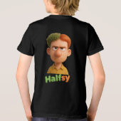 HALFSY STIJL Tri-Blend SHIRT (Achterkant)