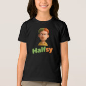 HALFSY STIJL Tri-Blend SHIRT (Voorkant)