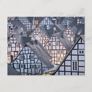 Halftijdwoningen in Freudenberg, Duitsland Briefkaart