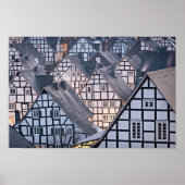 Halftijdwoningen in Freudenberg, Duitsland Poster (Voorkant)